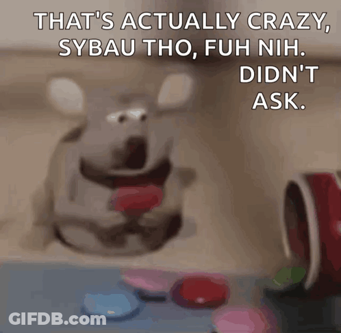 Stuffed Animal Saying That's Actually Crazy GIF