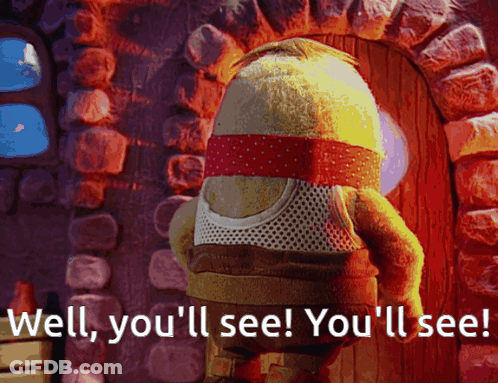 Stuffed Animal Saying Well You'll See GIF