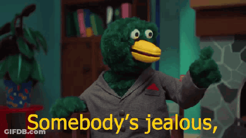 Stuffed Animal Thumbs Up Somebody's Jealous GIF