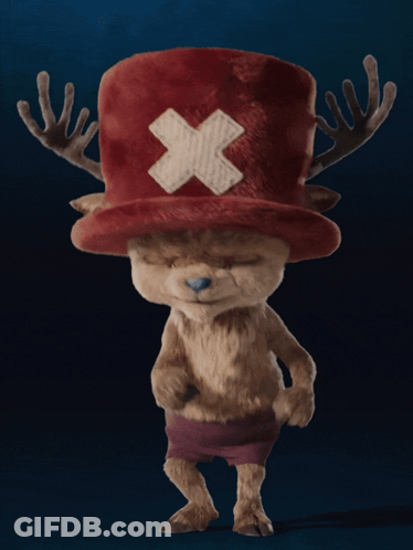 Stuffed Animal With Antlers And Red Cross Hat GIF