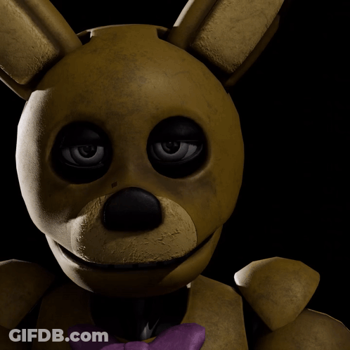 Stuffed Animal With Big Eyes And Purple Bow GIF