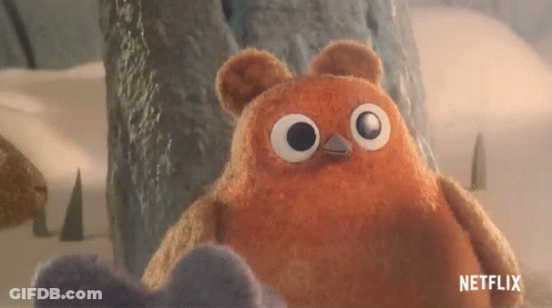 Stuffed Animal With Big Eyes Netflix GIF