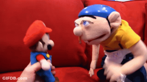 Stuffed Animal With Glasses And One With Hat GIF