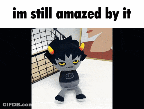 Stuffed Animal With Im Still Amazed By It GIF