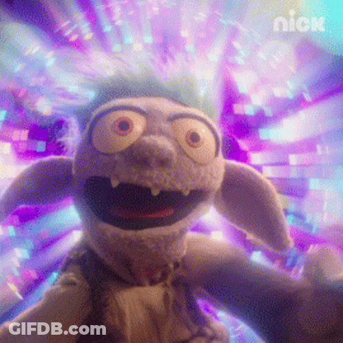 Stuffed Animal With Nick Logo GIF