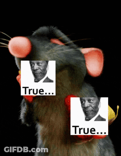 Stuffed Animal With Picture Of Man Saying True GIF