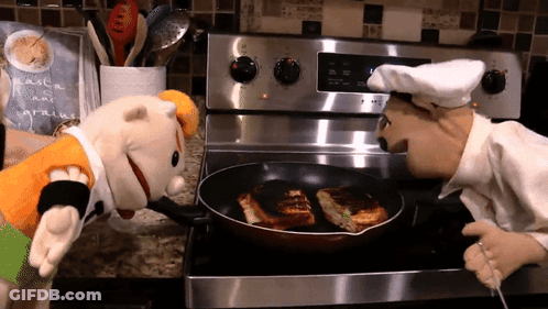 Stuffed Animals Cooking Chef GIF