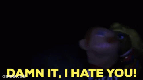Stuffed Animals Saying Damn It I Hate You GIF