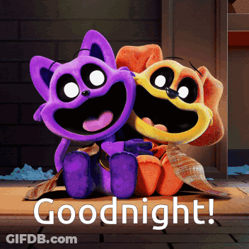 Stuffed Animals Saying Goodnight GIF