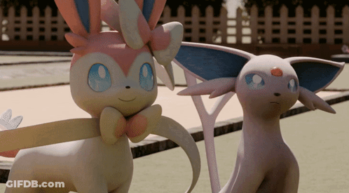 Stuffed Animals Standing Together GIF