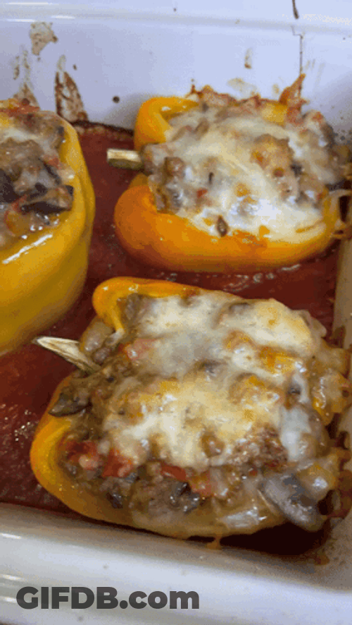 Stuffed Bell Peppers GIF
