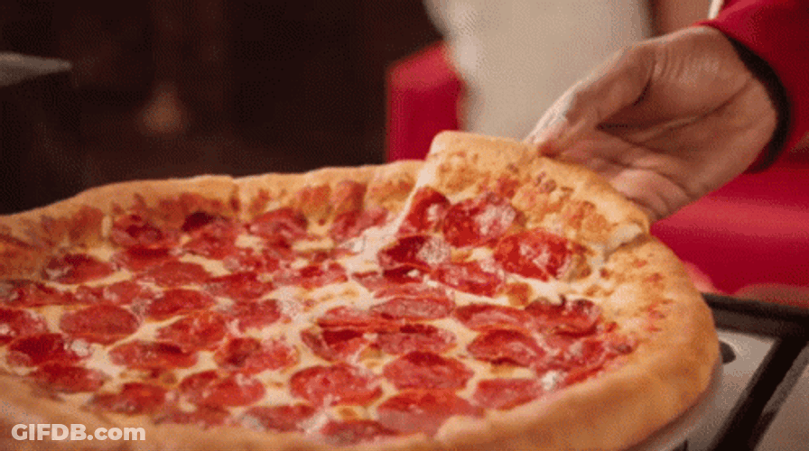 Stuffed Cheese Pizza GIF