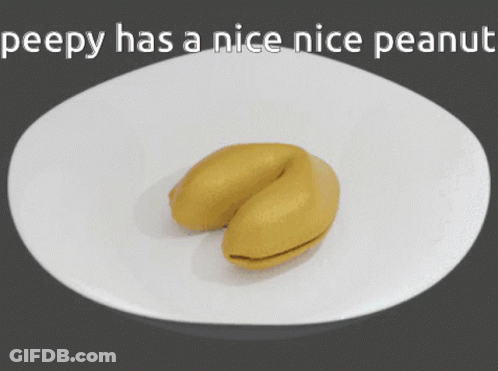 Stuffed Cow With Peepy Has A Nice Nice Peanut GIF