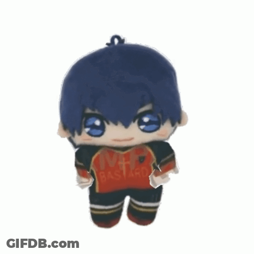 Stuffed Doll Red Shirt Bastard GIF
