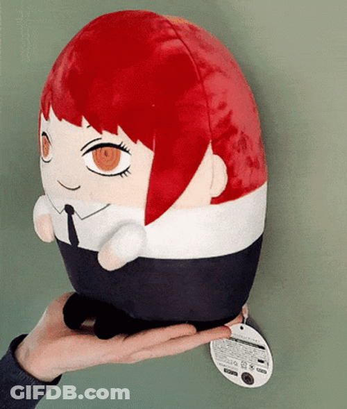 Stuffed Makima Punch GIF