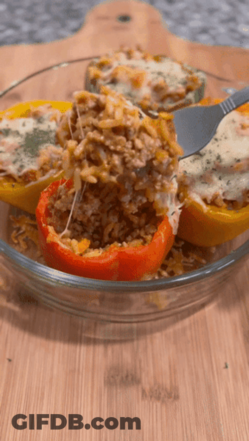 Stuffed Pepper Recipes GIF