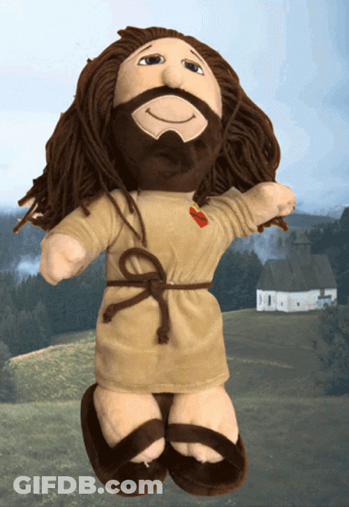 Stuffed Toy Animated Jesus GIF