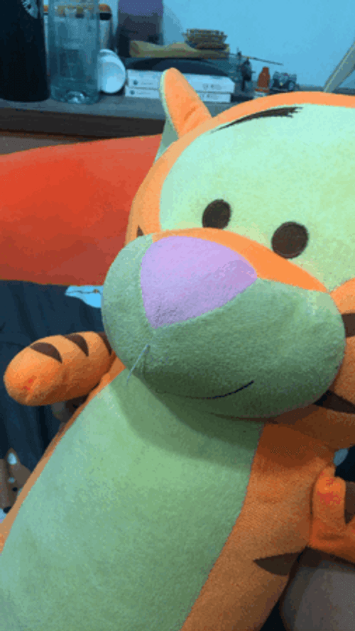 Stuffed Toy Baby Tigger Waving GIF