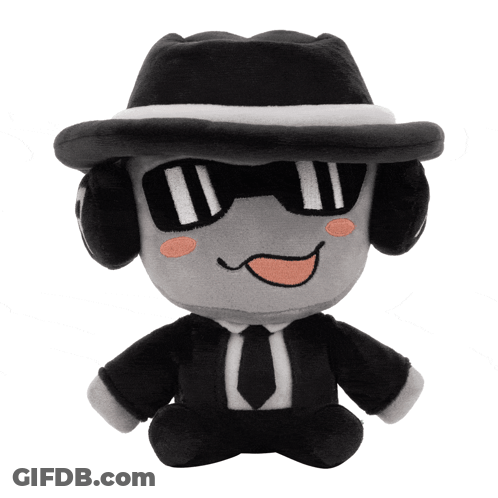 Stuffed Toy Man In Suit And Tie GIF