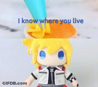 Stuffed Toy Saying I Know Where You Live GIF