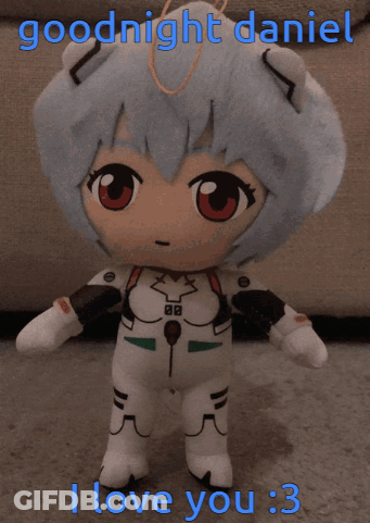 Stuffed Toy Says Goodnight Daniel I Love You GIF