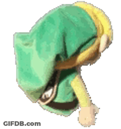 Stuffed Toy Zelda Link Spinning GIF