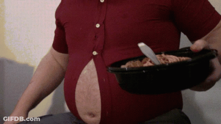 Stuffed Tummy It's So Fully GIF