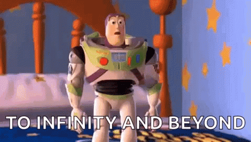 Stunned Buzz To Infinity And Beyond GIF