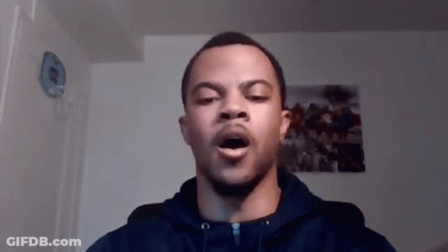 Stunned Carl Jones Shocked Eyes GIF