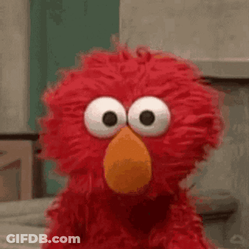 Stunned Elmo Meme GIF