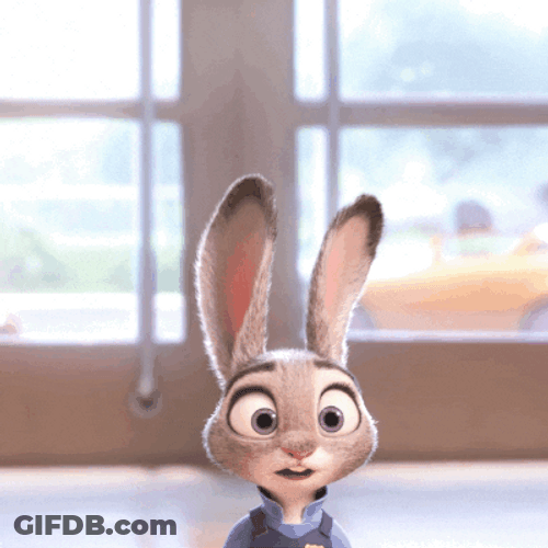 Stunned Judy Hopps GIF
