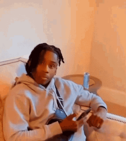 Stunned Polo G GIF