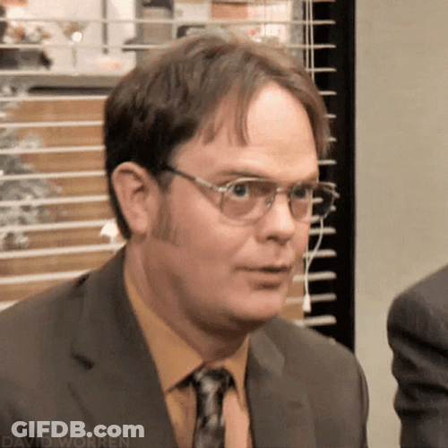 Stunned The Office Dwight Schrute GIF