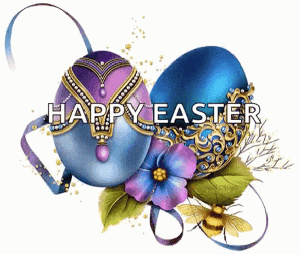 Stunning Happy Easter Eggs GIF