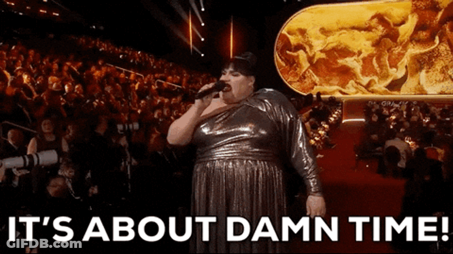 Stunning Lizzo Its About Damn Time GIF