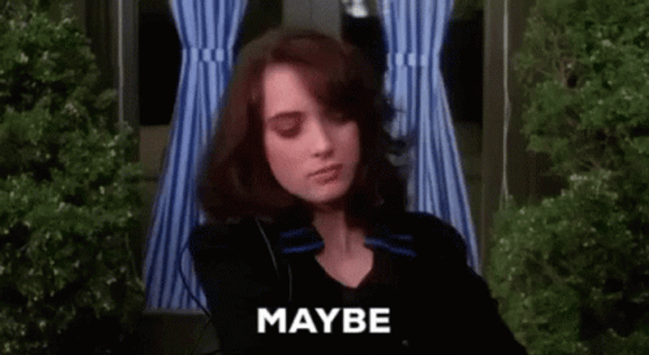 Stunning Winona Ryder Heathers Maybe GIF