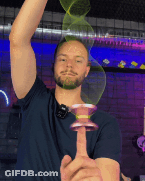 Stunning Yoyo Finger Spinning Exhibition GIF