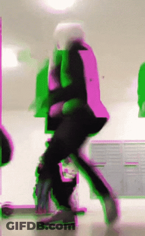 Sturdy Dance With Jumping Moves GIF