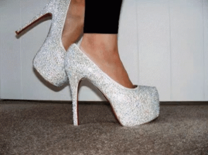 Stylish High-Heeled Shoes GIF