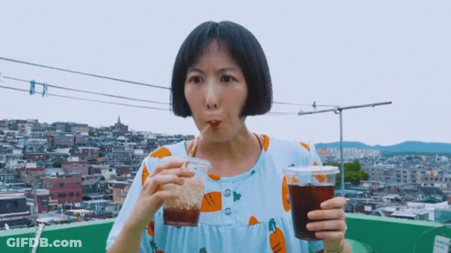 Su Lee Drinking Coffee Caffeine GIF