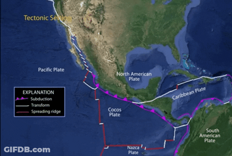 Subduction Area Pangea GIF