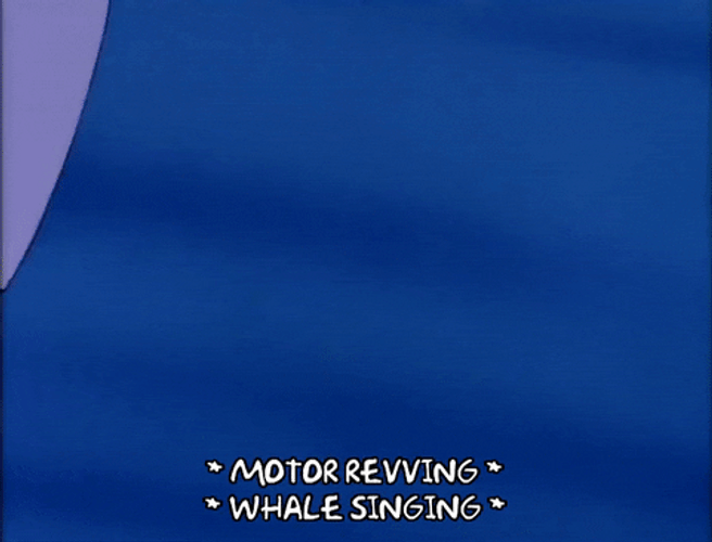Submarine And A Whale The Simpsons GIF