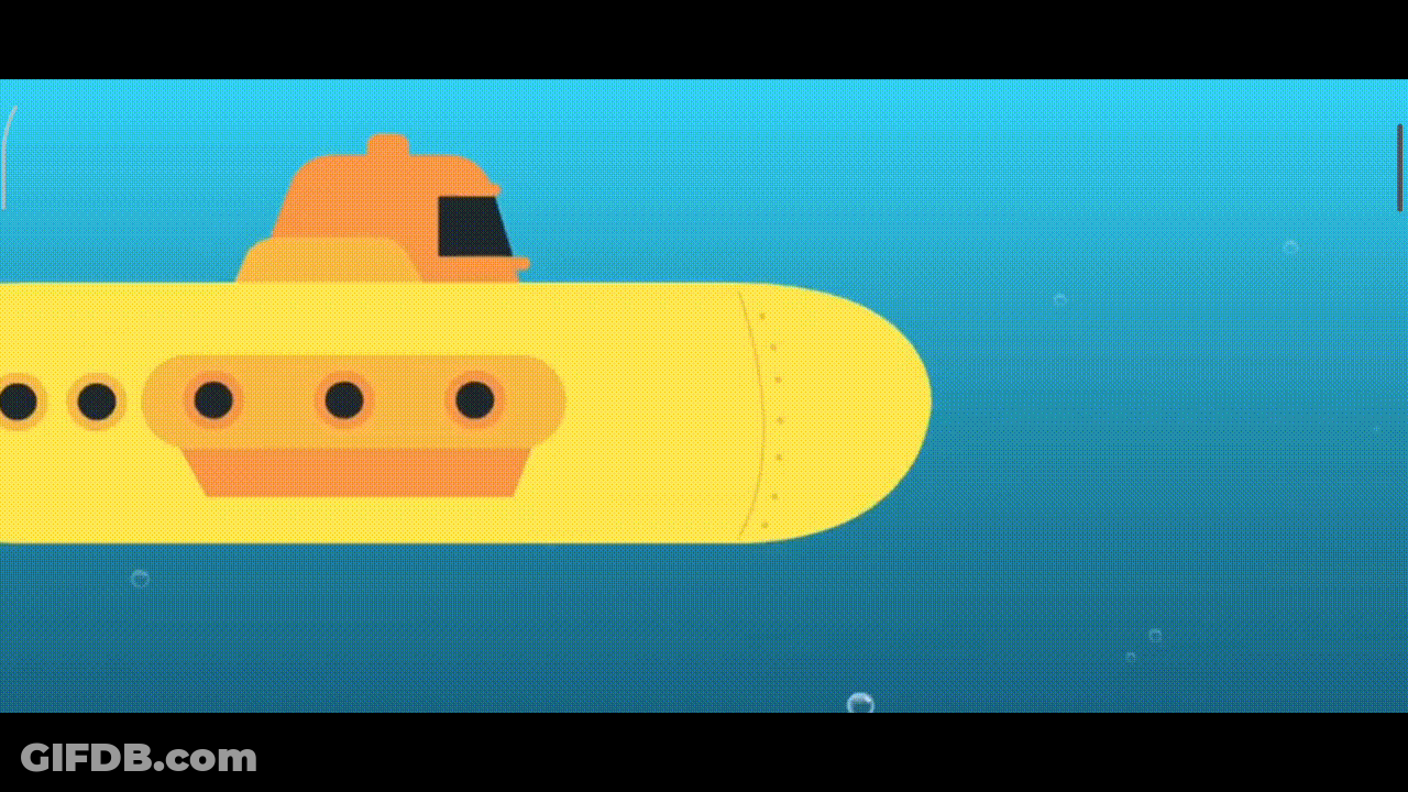Submarine Animation GIF