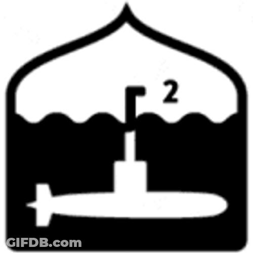 Submarine Black And White GIF
