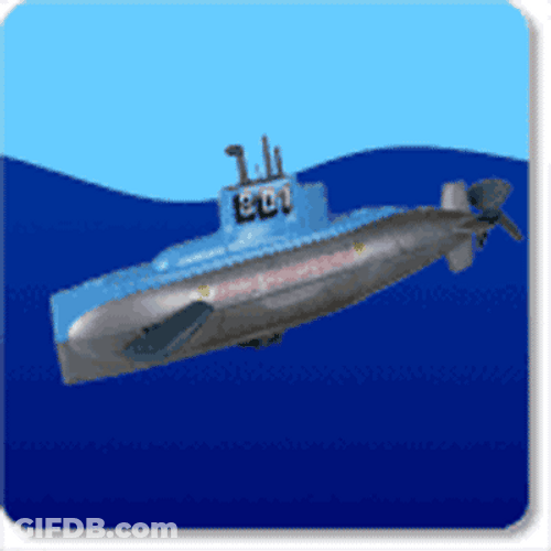 Submarine Nose Moving Up And Down GIF