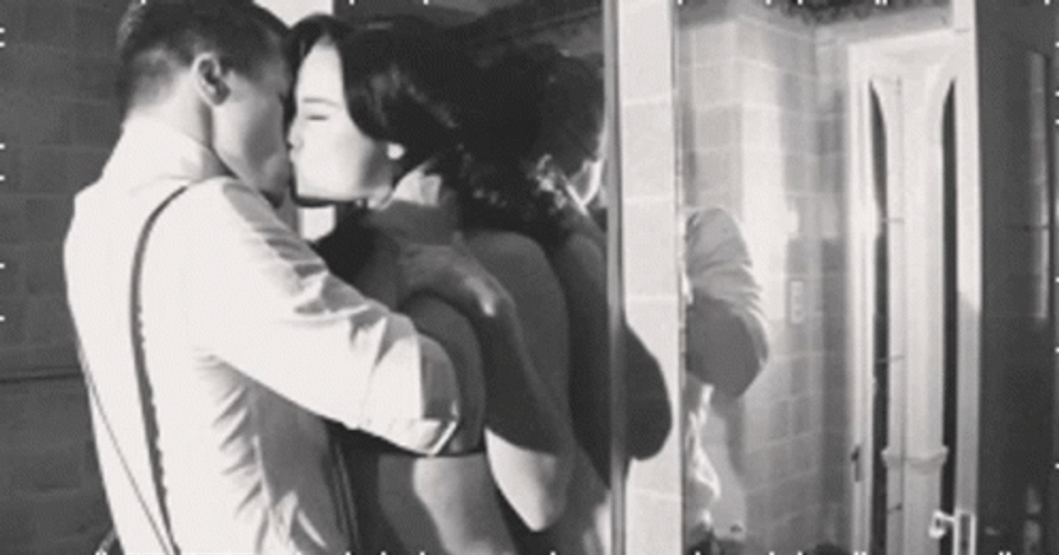 Submissive Girl Rough Kiss GIF