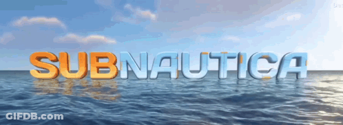 Subnautica Word On Water Surface GIF