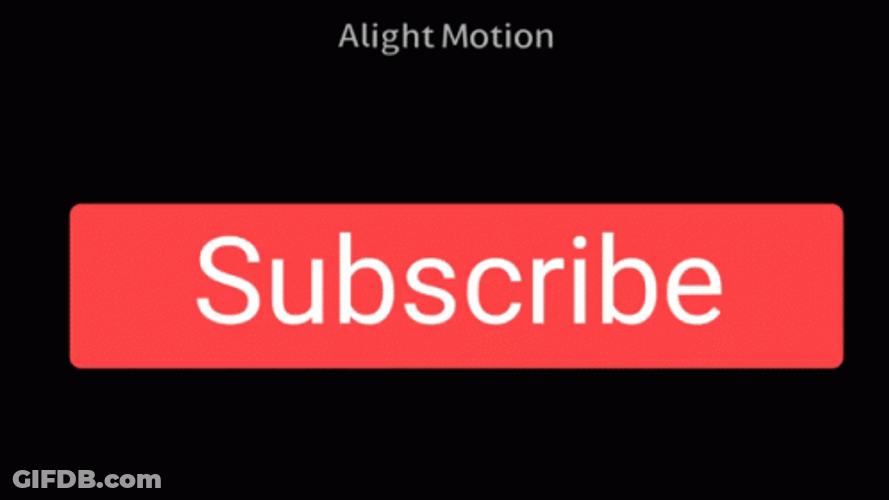Subscribe Button Icon Alight Motion GIF