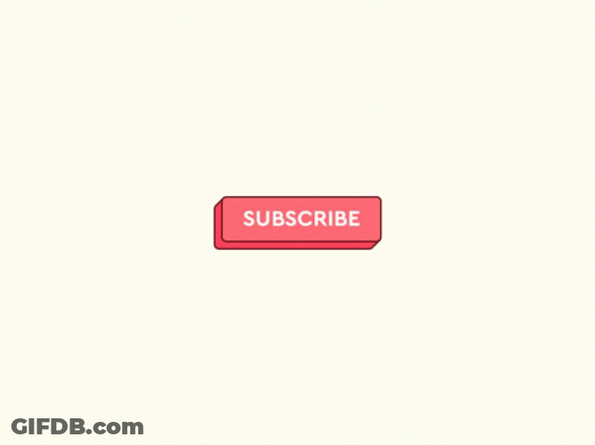 Subscribe Button Kicked To Push GIF