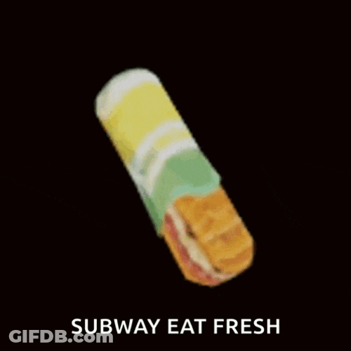 Subway Sandwich Funny Sandiwich GIF